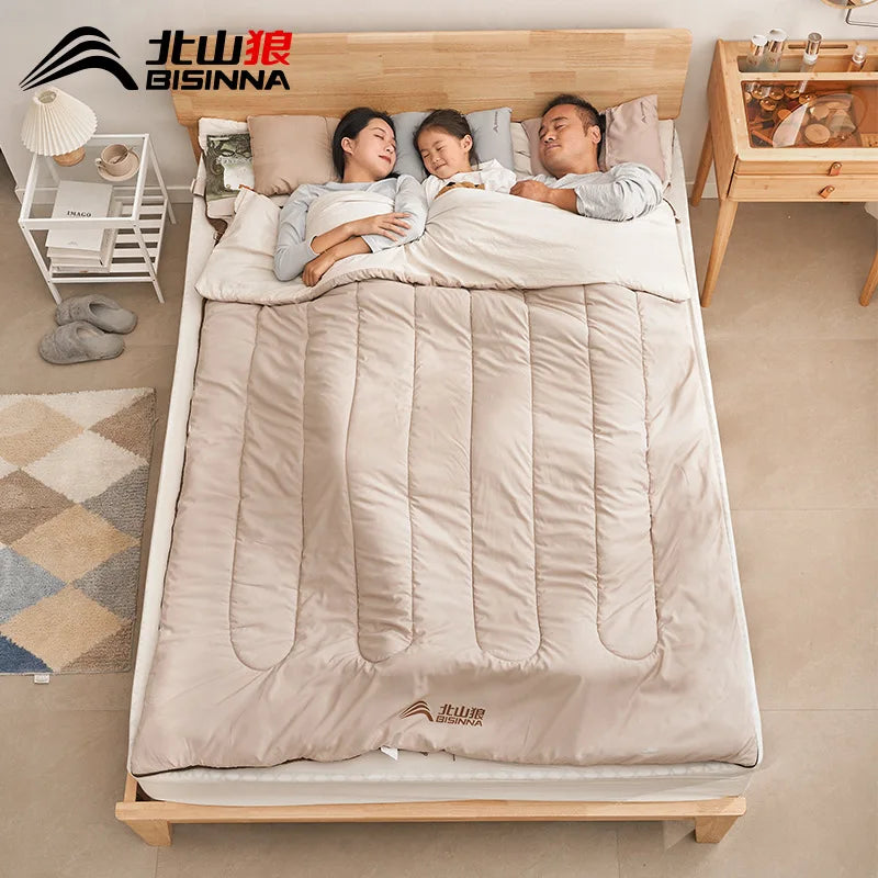 Bisinna double Sleeping bag- Cozy & Warm for the whole family