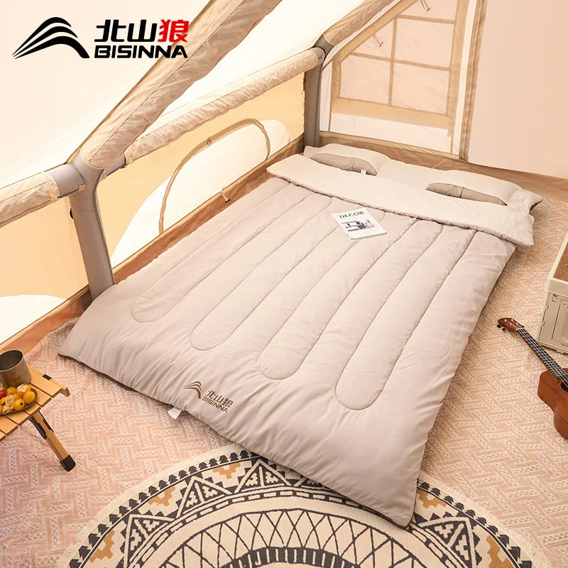 Bisinna double Sleeping bag- Cozy & Warm for the whole family