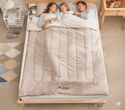 Bisinna double Sleeping bag- Cozy & Warm for the whole family
