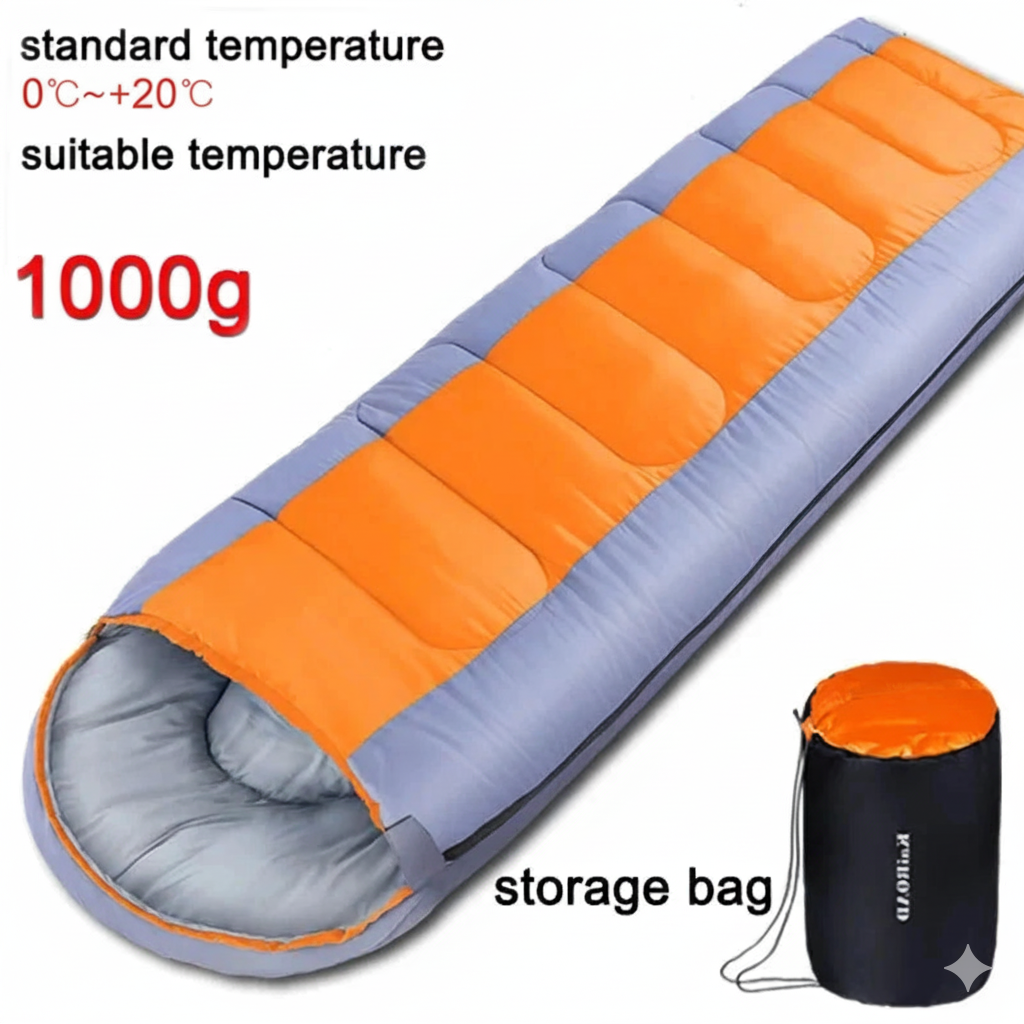 The Glow Worm - All-Season Cozy Camping Sleeping Bag